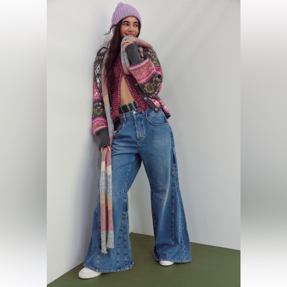 Free People We The Free Eden High Slouchy Jeans Homefree Size 29 $148 Retail NWT - Picture 13 of 13